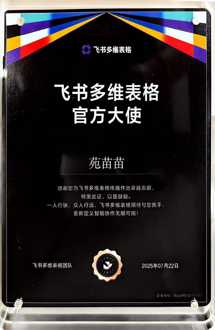飞书多维表格官方大使